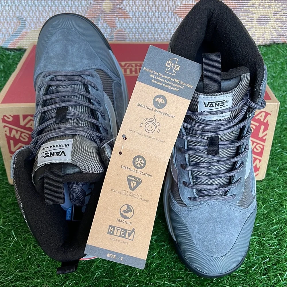 Vans Men’s Ultrarange Exo Pewter VN0ASKS5PWT Boots, Sneakers, Hiking Athletic